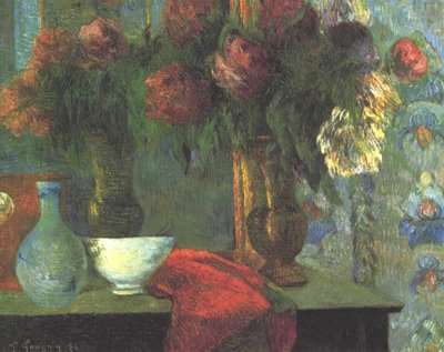 Still Life with White Bowl by Paul Gauguin